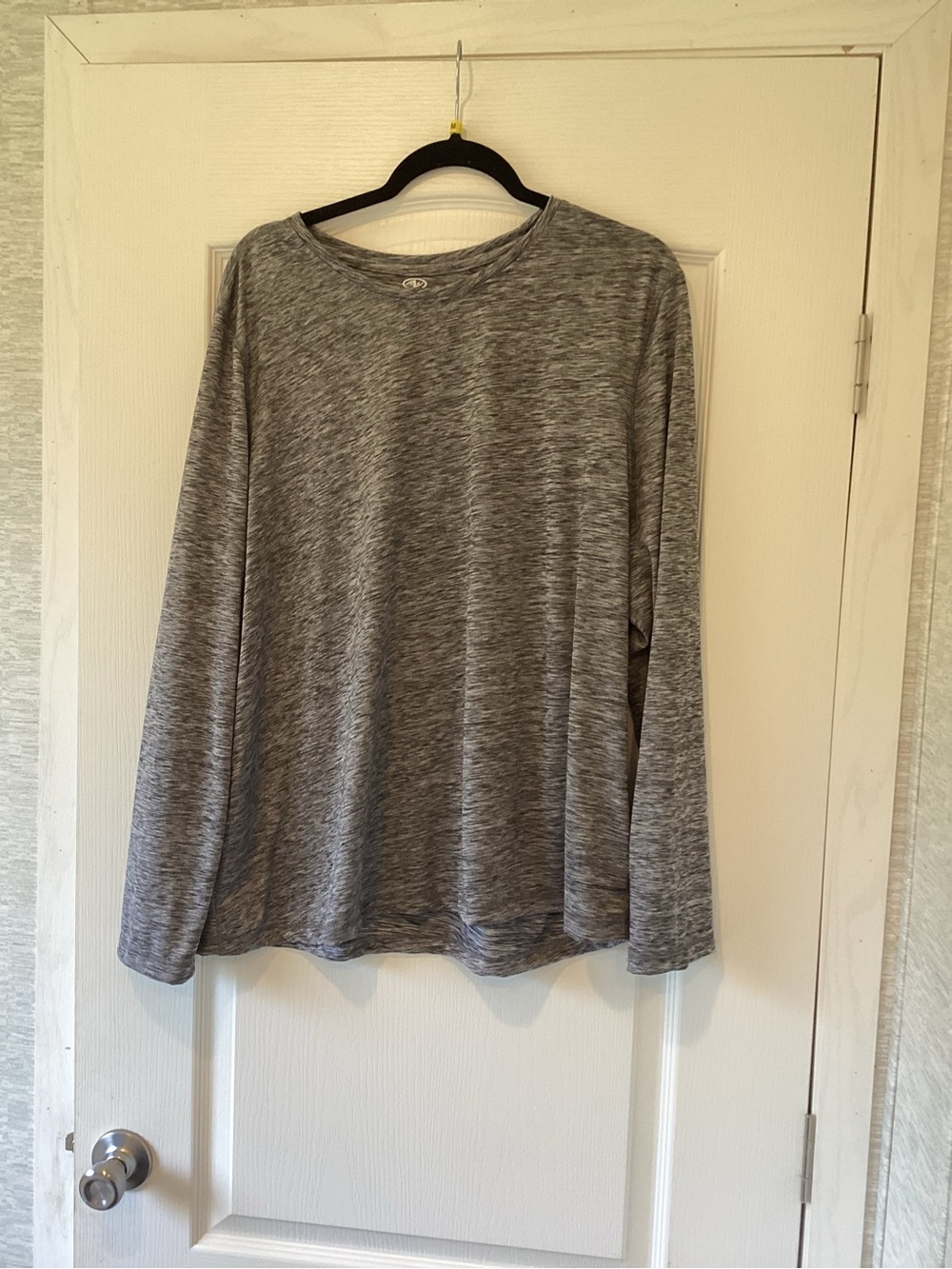 Athletic Works Gray Heather Long-Sleeve Men’s Tee 3XL BNWT